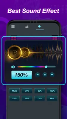 Equalizer Volume Bass Booster android App screenshot 1