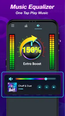 Equalizer Volume Bass Booster android App screenshot 2