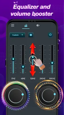 Equalizer Volume Bass Booster android App screenshot 3